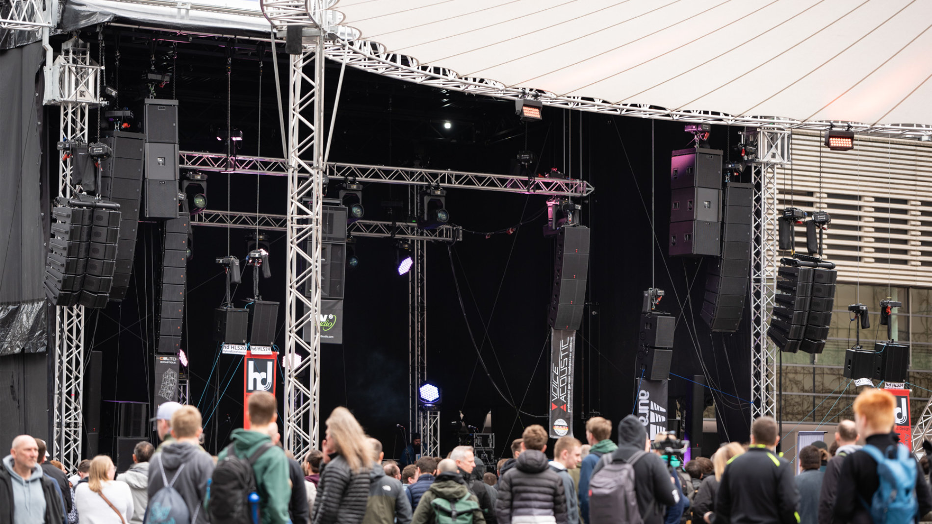 Live Sound Arena at the exhibition grounds of Messe Frankfurt | Prolight + Sound