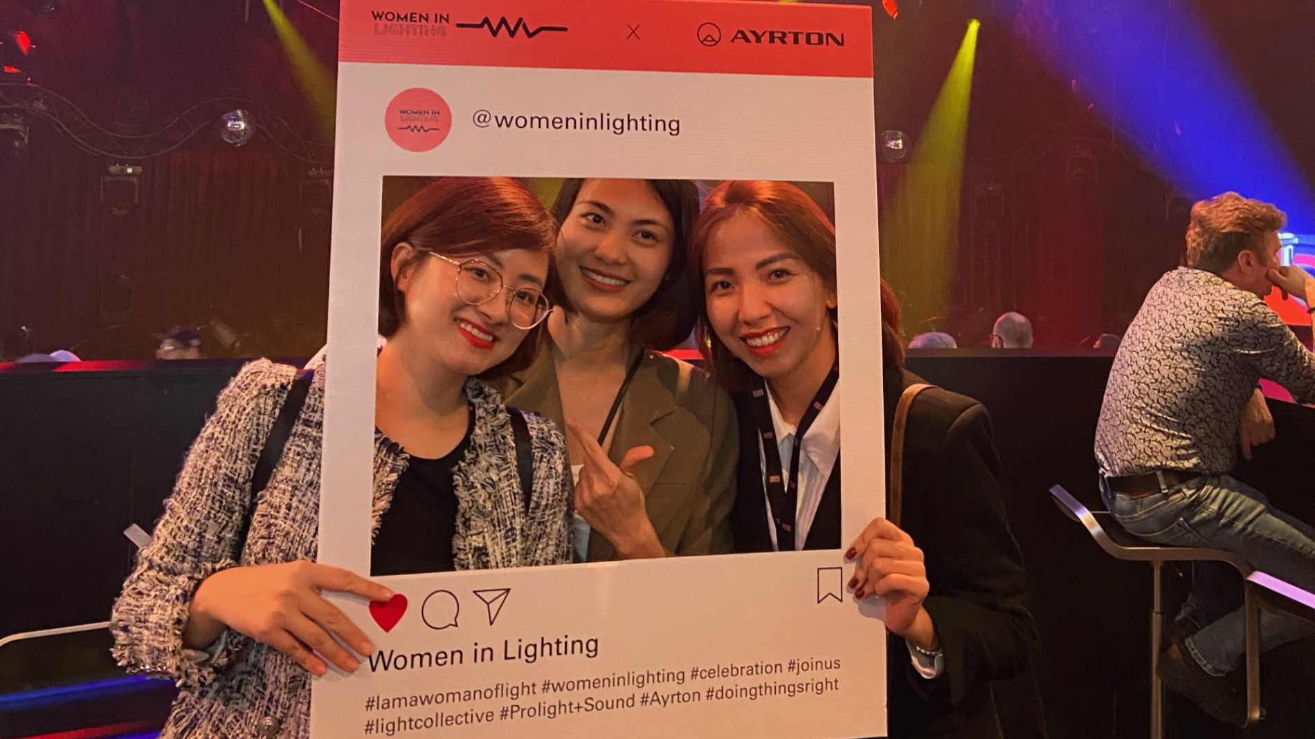 The “Women in Lighting” initiative raises the profile of female professionals in all lighting trades. (Source: Ayrton)