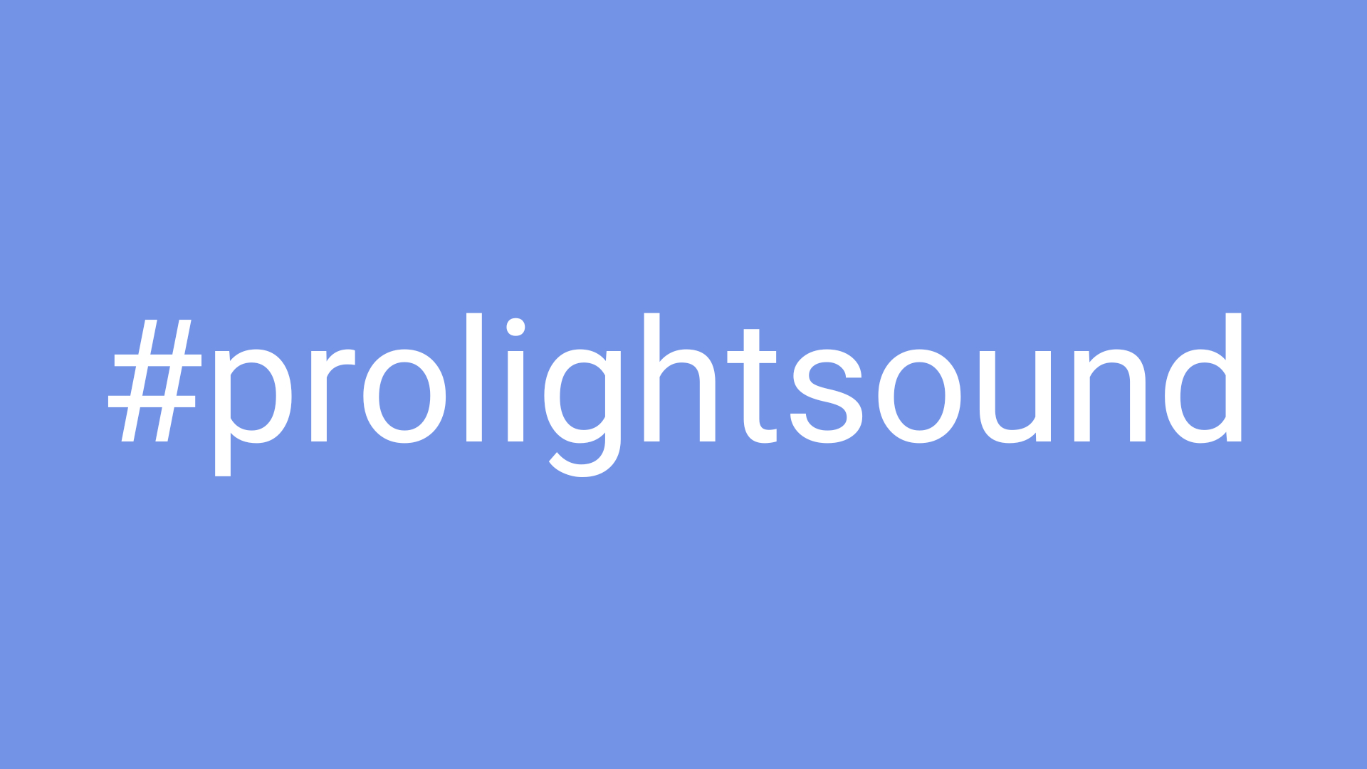 #prolightsound