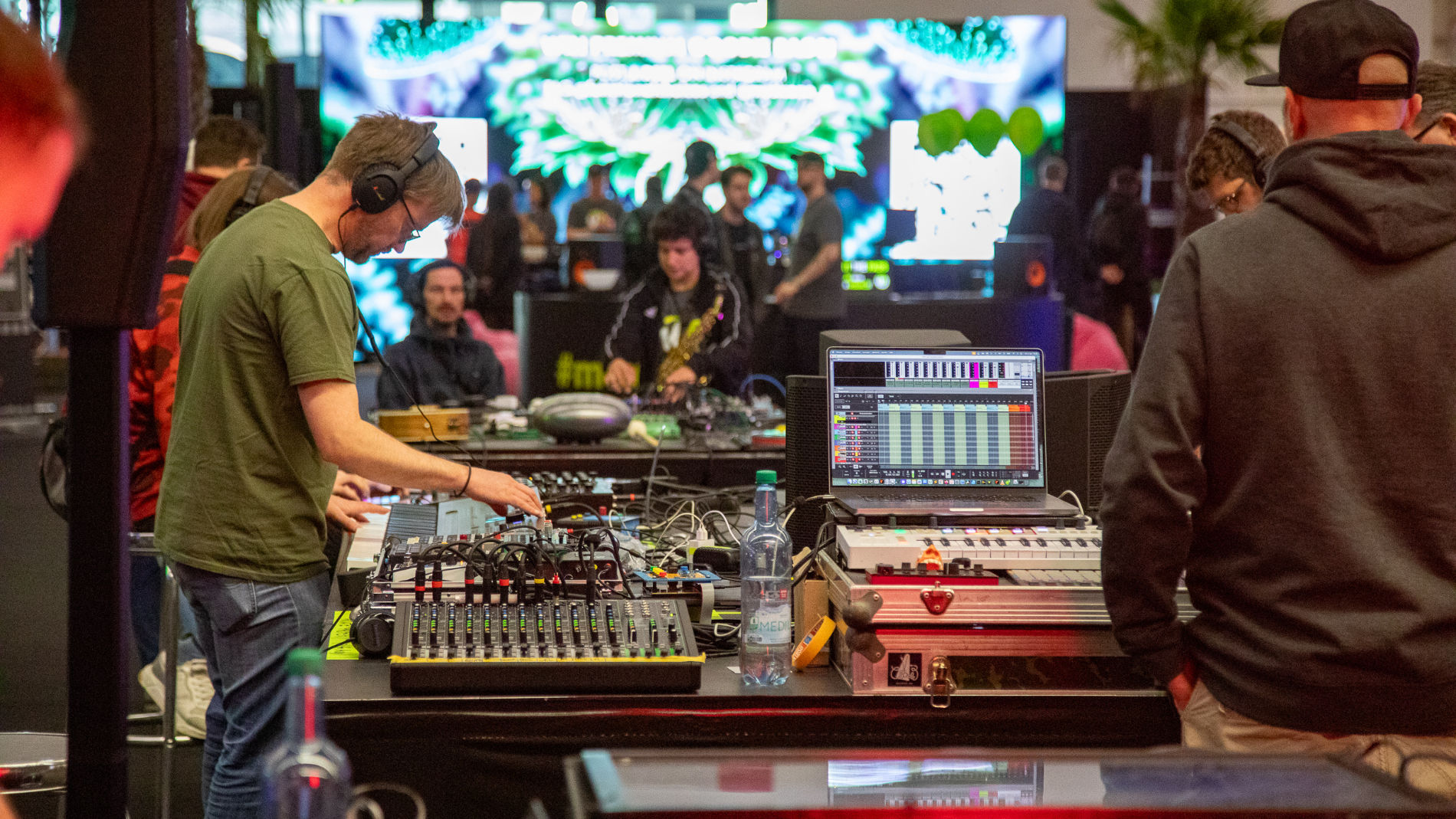 DJ on stage